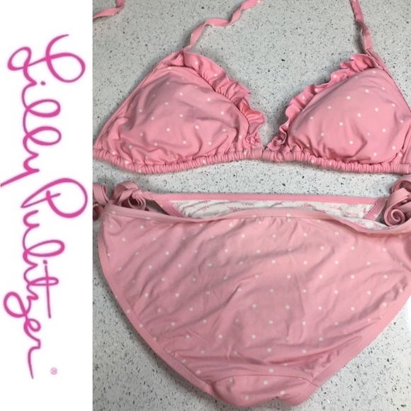 ⚡️Lilly Pulitzer Bikini Swimsuit Polka dot 👙 - Picture 4 of 15